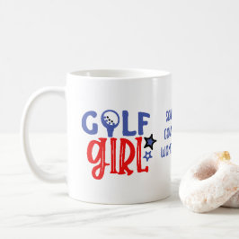 Golf Girl Customized Coffee Mugg