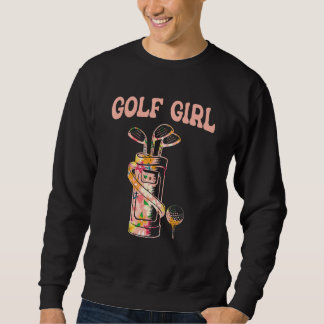 Golf Girl Golf Älskare Golfer Life Golfing Golf Pl Lång Ärmad Tröja