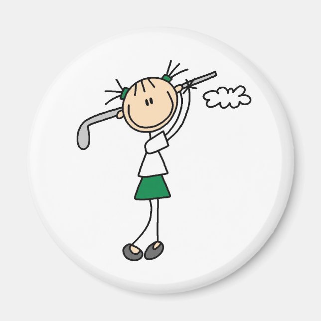 Golf Girl Magnet (Framsidan)