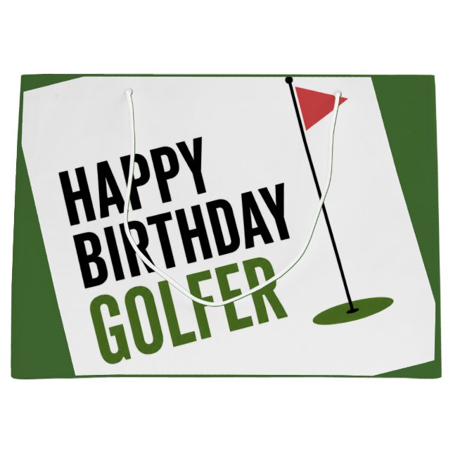 Golf Glad födelsedag golfare (Framsidan)