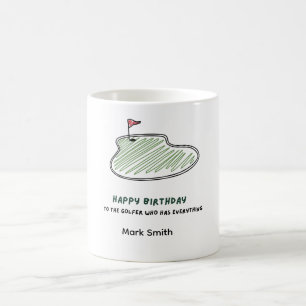 Golf Glad födelsedag till golfare som har allt Kaffemugg