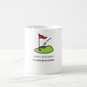 Golf Glad födelsedag till golfare som har allt Kaffemugg