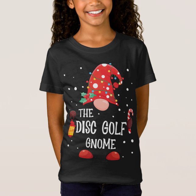 Golf Gnome-matchningen i jultomten T Shirt (Framsida)