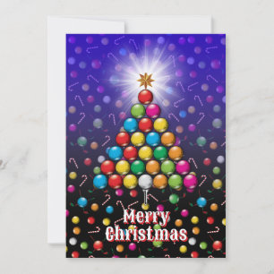 Golf God Jul-Firande Design Julkort