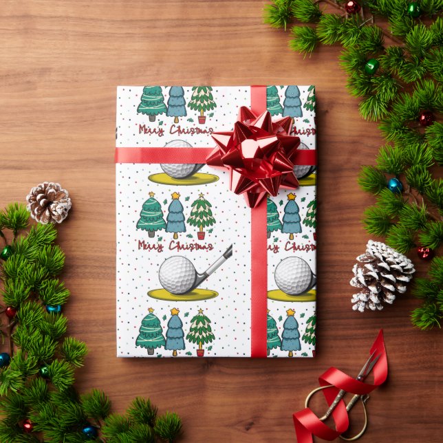 Golf God jul för golfer Presentpapper (Julgåva)