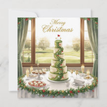 Golf God Jul från golfklubbens klubbhus