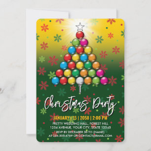 Golf God jul-Helgdag-design Inbjudningar