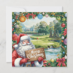 Golf God jul med Jultomten