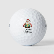 Golf God jul med Jultomten i flagga