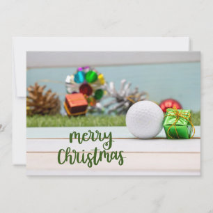 Golf God jul till Golfer Julkort