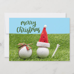 Golf God jul till Golfer Julkort