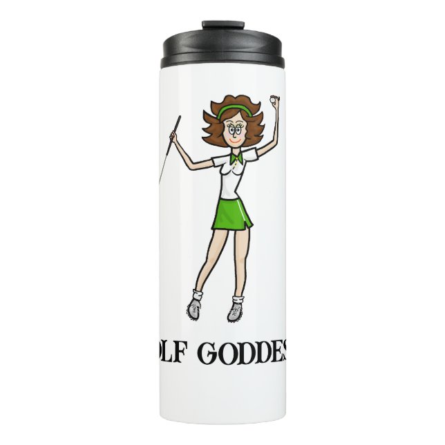 Golf Goddess Thermal Tumbler (Framsida)