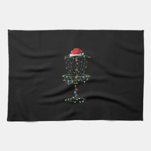 Golf Golf Basket Santa Disk Golf Frisbee Golfer Kökshandduk