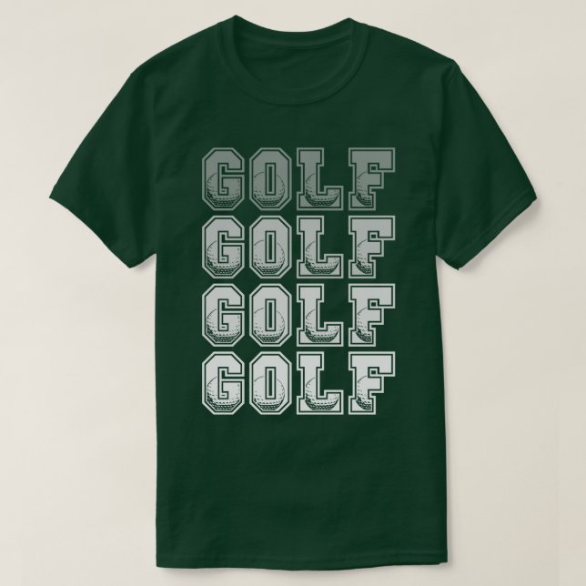 Golf Golf Design 1 T Shirt (Design framsida)