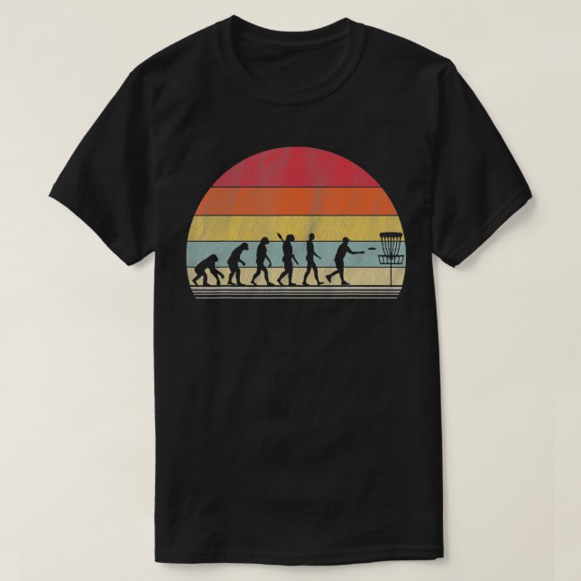 Golf-golf för Golf Retro-utvecklingsskiva för vint T Shirt (Design framsida)
