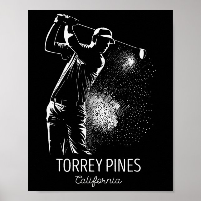 Golf Golfande Torrey Pines 1  Poster (Framsidan)