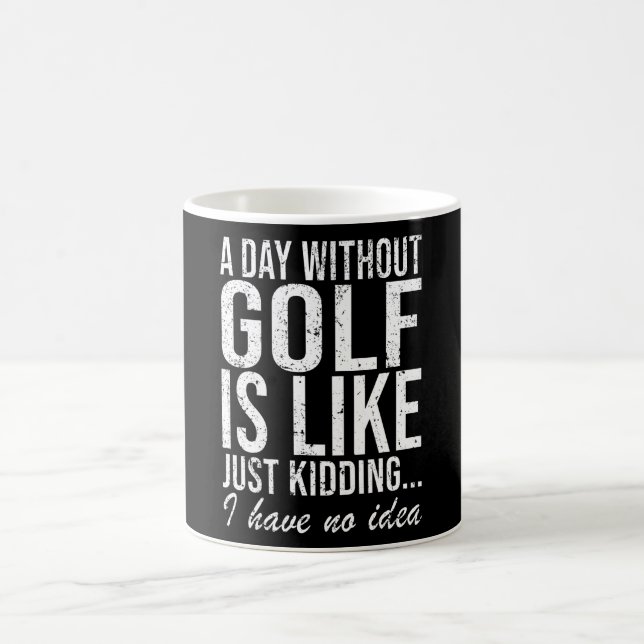 Golf Golfer Funny Kaffemugg (Center)