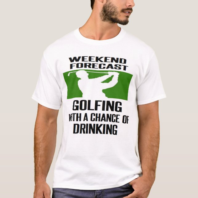 #golf #golfer #golfing HELG FORECAST T-shirt (Framsida)