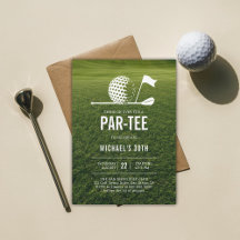 Golf Golfer Golfing Minimalist Manar 30års födelse