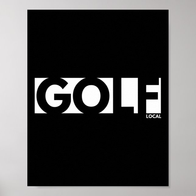 Golf  golffärdigheter poster (Framsidan)