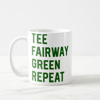 Golf Golfing Retirement Kaffemugg