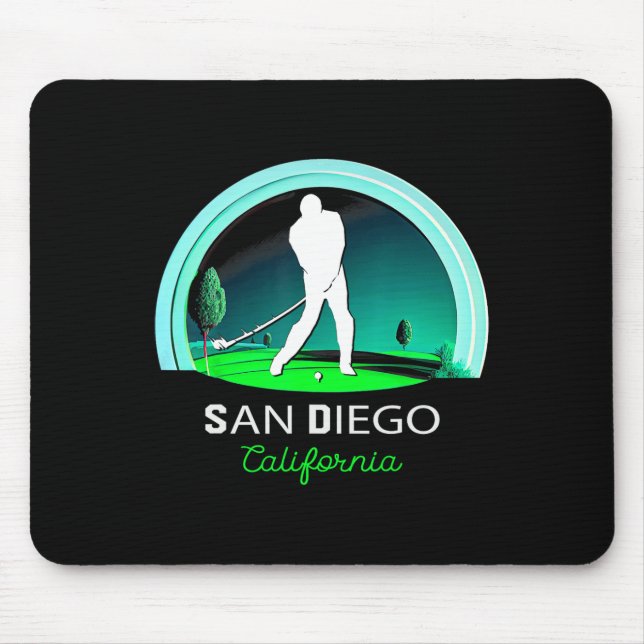 Golf Golfing San Diego  Musmatta (Framsidan)