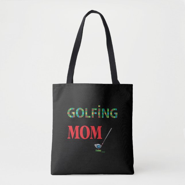 GOLF - GOLFVÄRDIG MAMMA, Cool Tygkasse (Framsida)