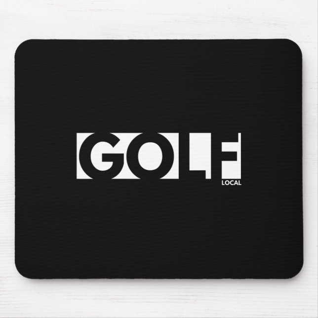 Golf  golfväska musmatta (Framsidan)