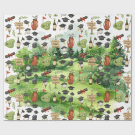 Golf Graduation themed for Cat Lover Golfer Presentpapper