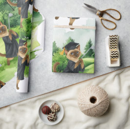 Golf Graduation themed for Cat Lover Golfer Presentpapper