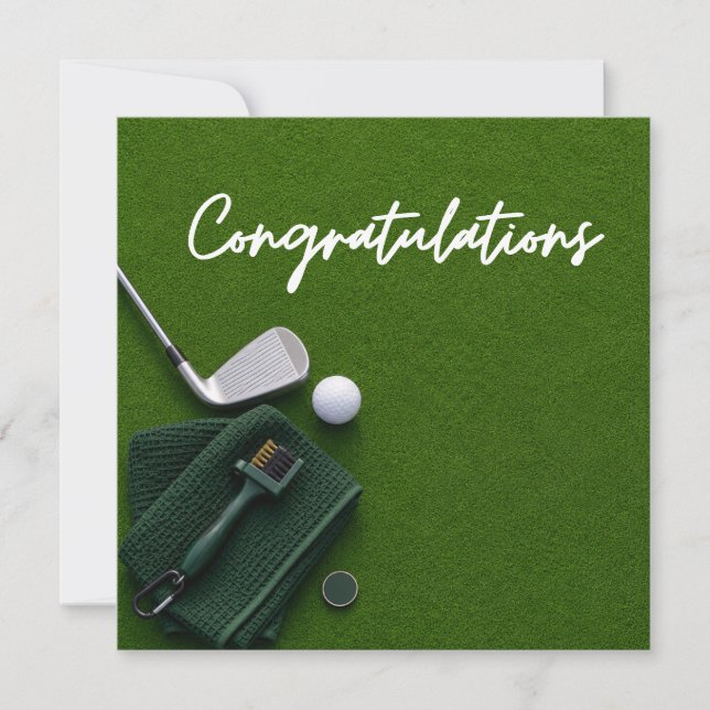 Golf Grattis till golfaren  (Framsida)
