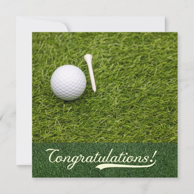 Golf Grattisar du gjorde det för golfer (Framsida)