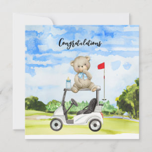 Golf-Grattisar för Baby Golfer Det är pojkkort Kort