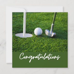 Golf-Grattisar som tema för golfer