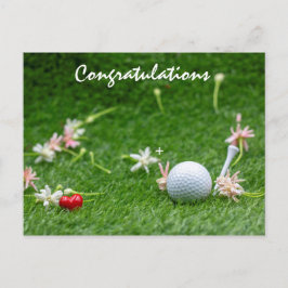 Golf-Grattisar Vykort