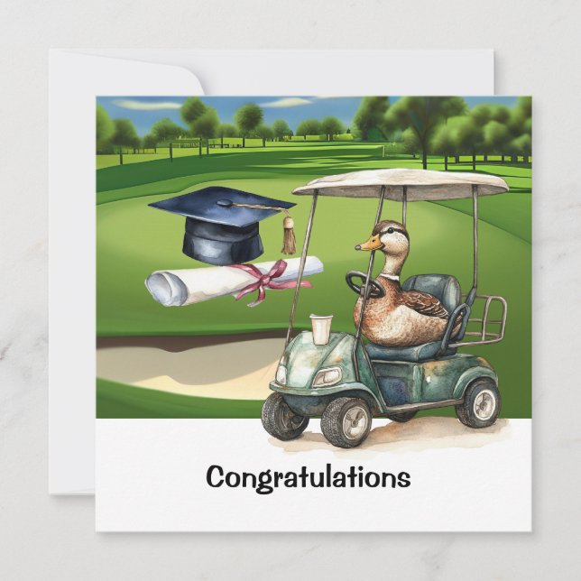 Golf Grattiss Student-kort Kort (Framsida)