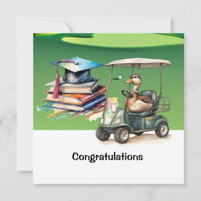 Golf Grattiss Student-kort Kort (Framsida)