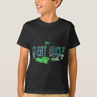 Golf Great Uncle Hole In One Golf 1st Birthday Boy T Shirt