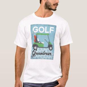 Golf Greenbrier Väster Virginia - Retro Vintage Tr T Shirt