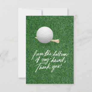 GOLF Greens Gratitude: Fairway Tacksamhetskort Tack Kort