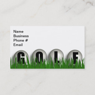 Golf Grönt Business Visitkort