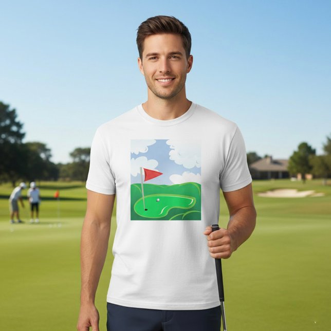 Golf Grönt Manar T-Shirt (Skapare uppladdad)