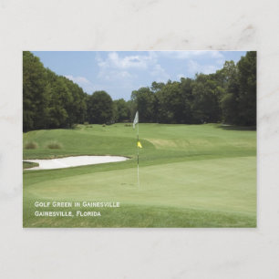Golf Grönt-vykort Vykort