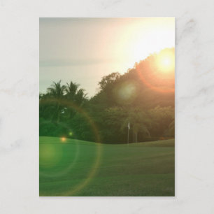 Golf Grönt-vykort Vykort