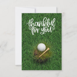 GOLF Grönts Gratitude: Fairway Tack Kort