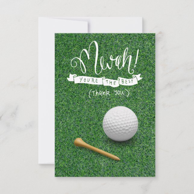 GOLF Grönts Gratitude: Fairway Tack Kort (Framsida)