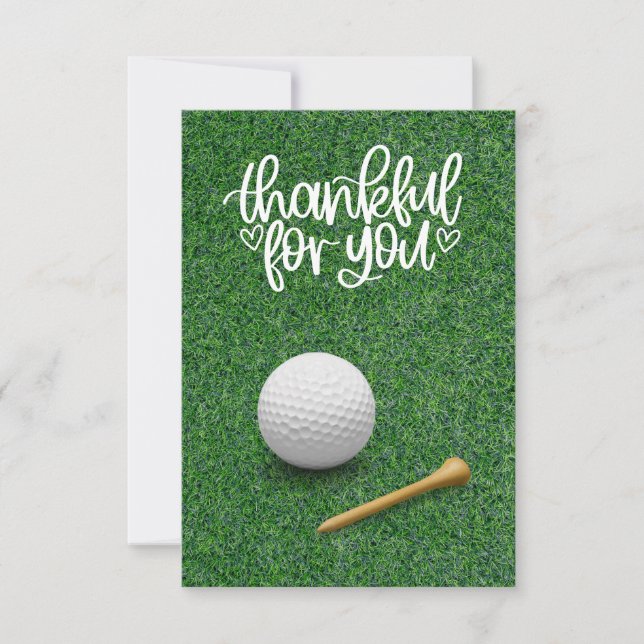 GOLF Grönts Gratitude: Fairway Tack Kort (Framsida)