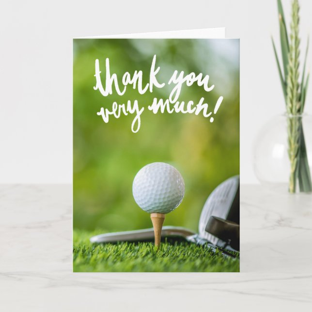 GOLF Grönts Gratitude: Fairway Tack Kort (Framsida)
