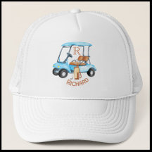 Golf Guy Cart Klubbs Monogram Namn