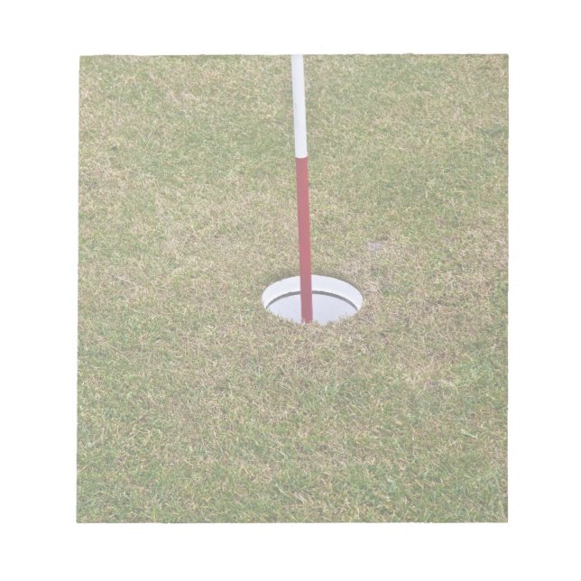 Golf hål anteckningsblock (Framsida)